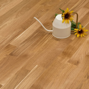 Паркетная доска PolarWood ДУБ ТУНДРА ЛАК 14x188x2266 3П (3,41 м2) в интерьере