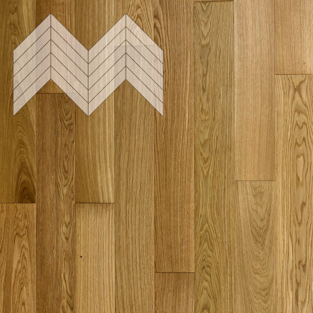 Паркет Елка Французская Lab Arte Chevron Дуб Селект Масло UV.S 600/510х90х14/3/45°