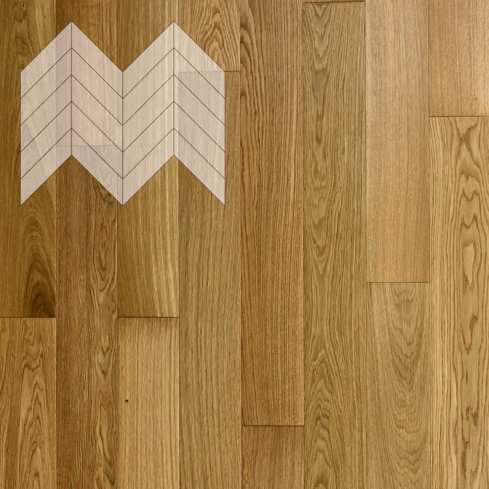 Паркет Елка Французская Lab Arte Chevron Дуб Рустик Масло UV.S 600/475х125х14/3/45°