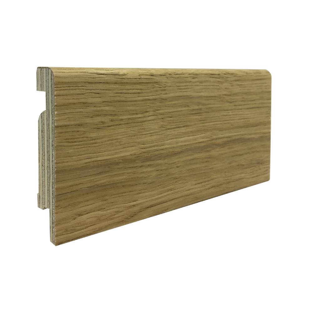 Плинтус шпонированный натур. Finitura Decor 70*15*2400 R5 дуб