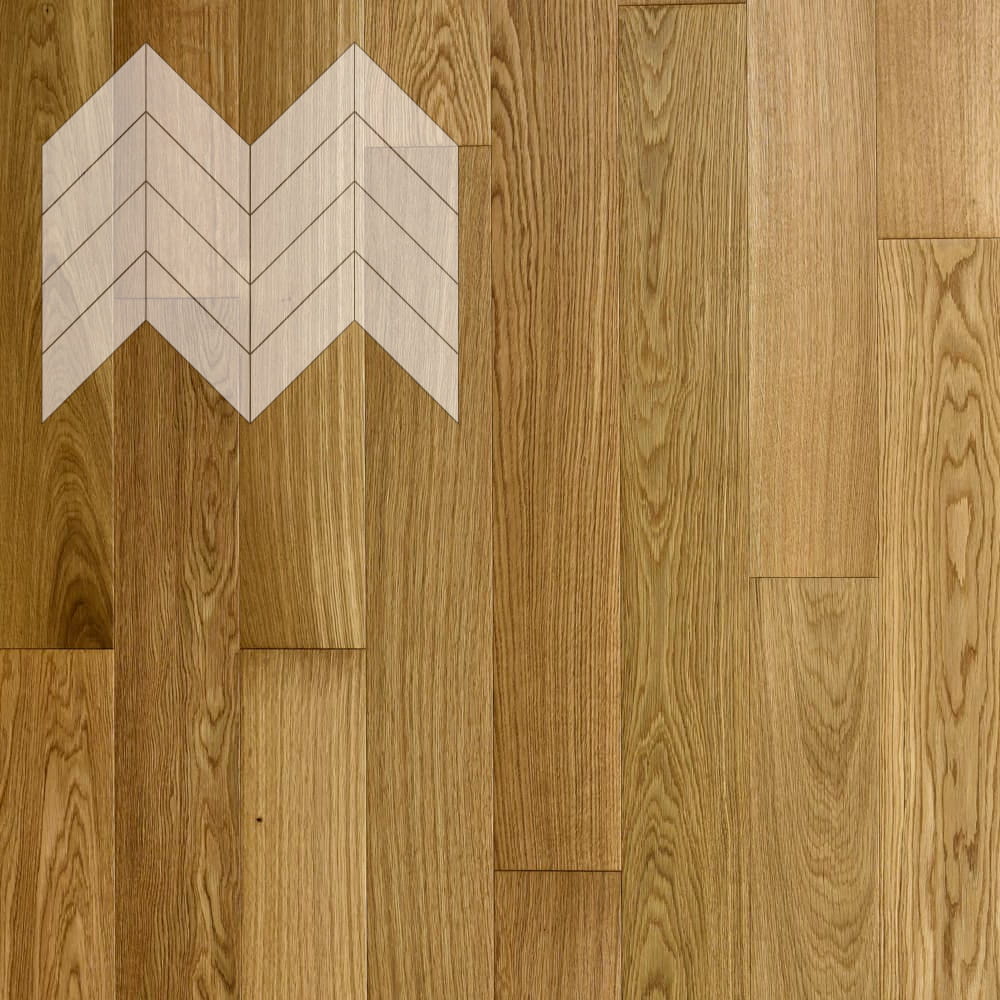 Паркет Елка Французская Lab Arte Chevron Дуб Натур Масло UV.S 600/450х150х14/3/45°