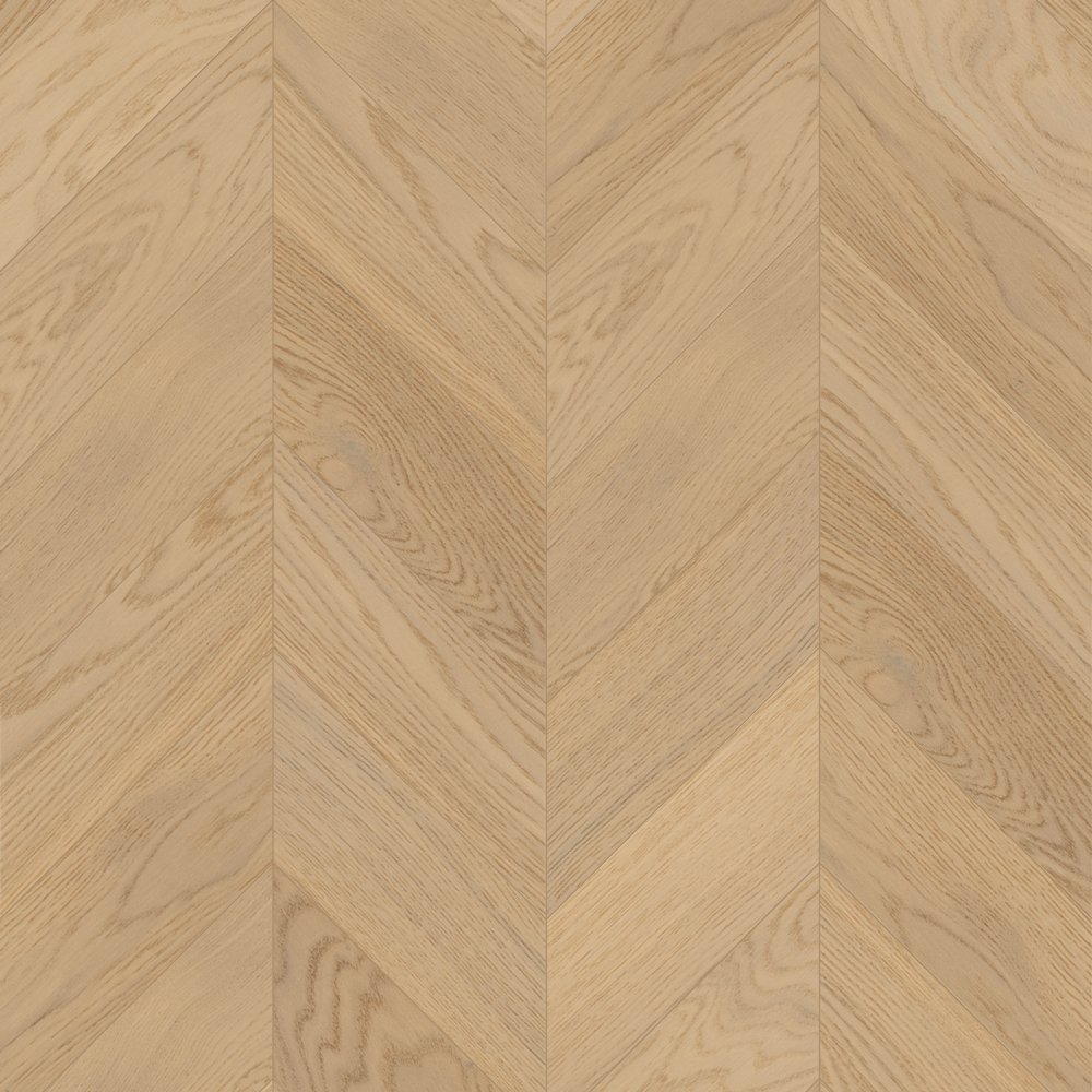 Паркет Елка Французская Lab Arte Chevron Дуб Натур Шёлк лак 600/450х150х14/3/45°