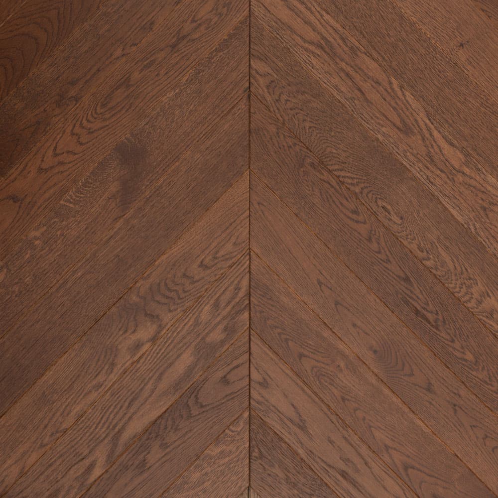 Паркет Елка Французская Lab Arte Chevron Дуб Селект Табак лак 600/490х110х14/3/45°